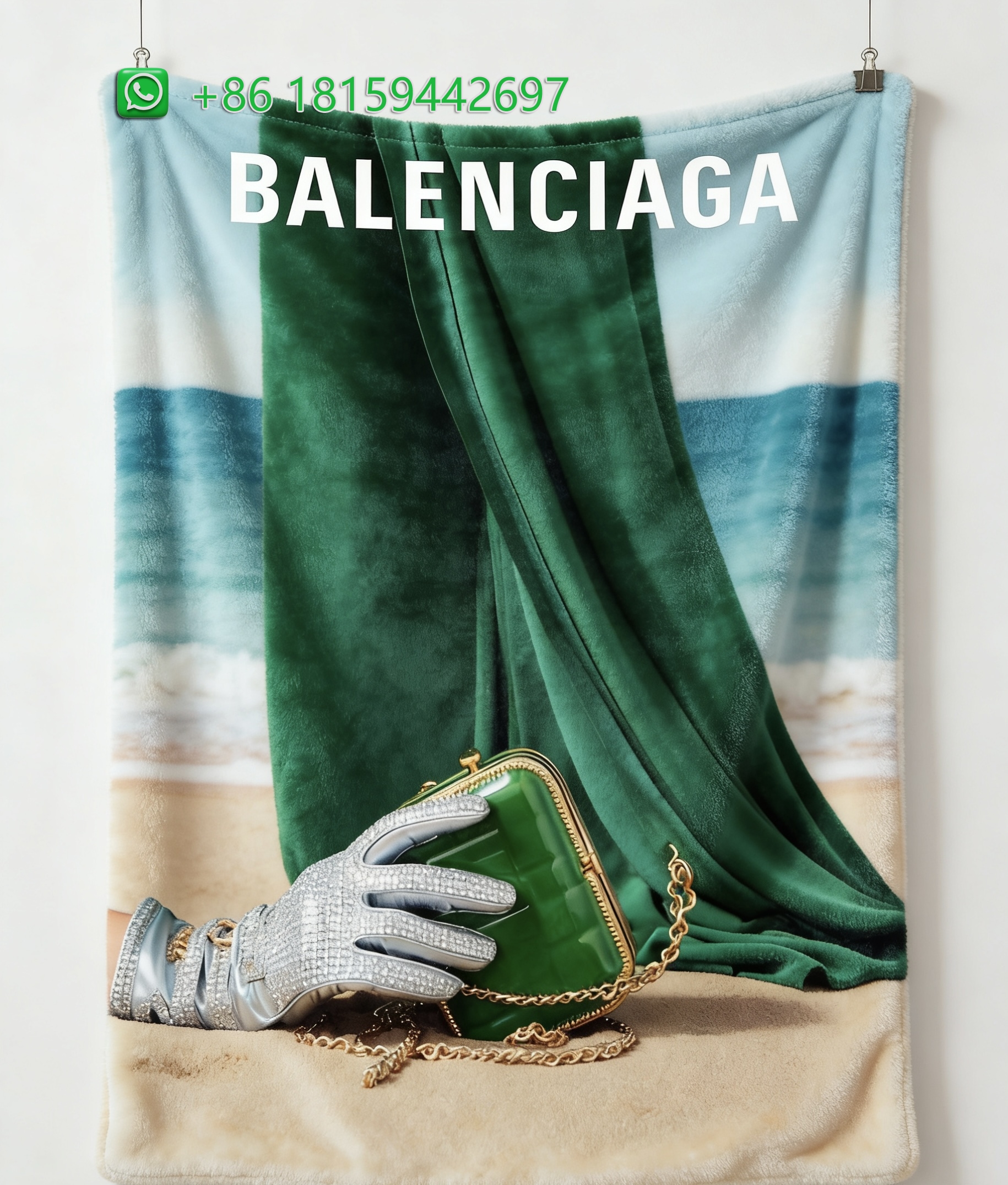Balenciaga Throw Blankets